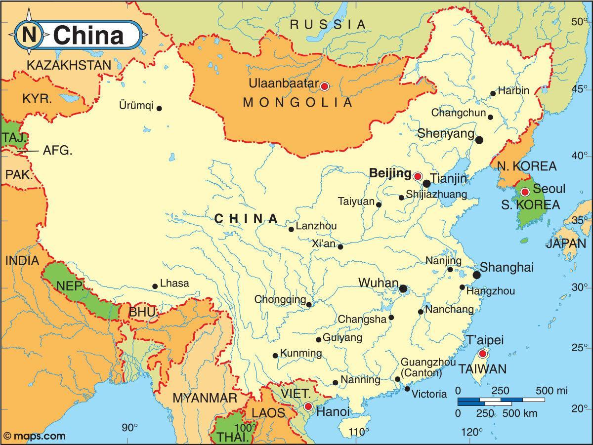 air China letu mapu