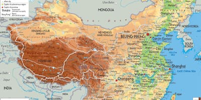 Mapa sveta čínskej verzie